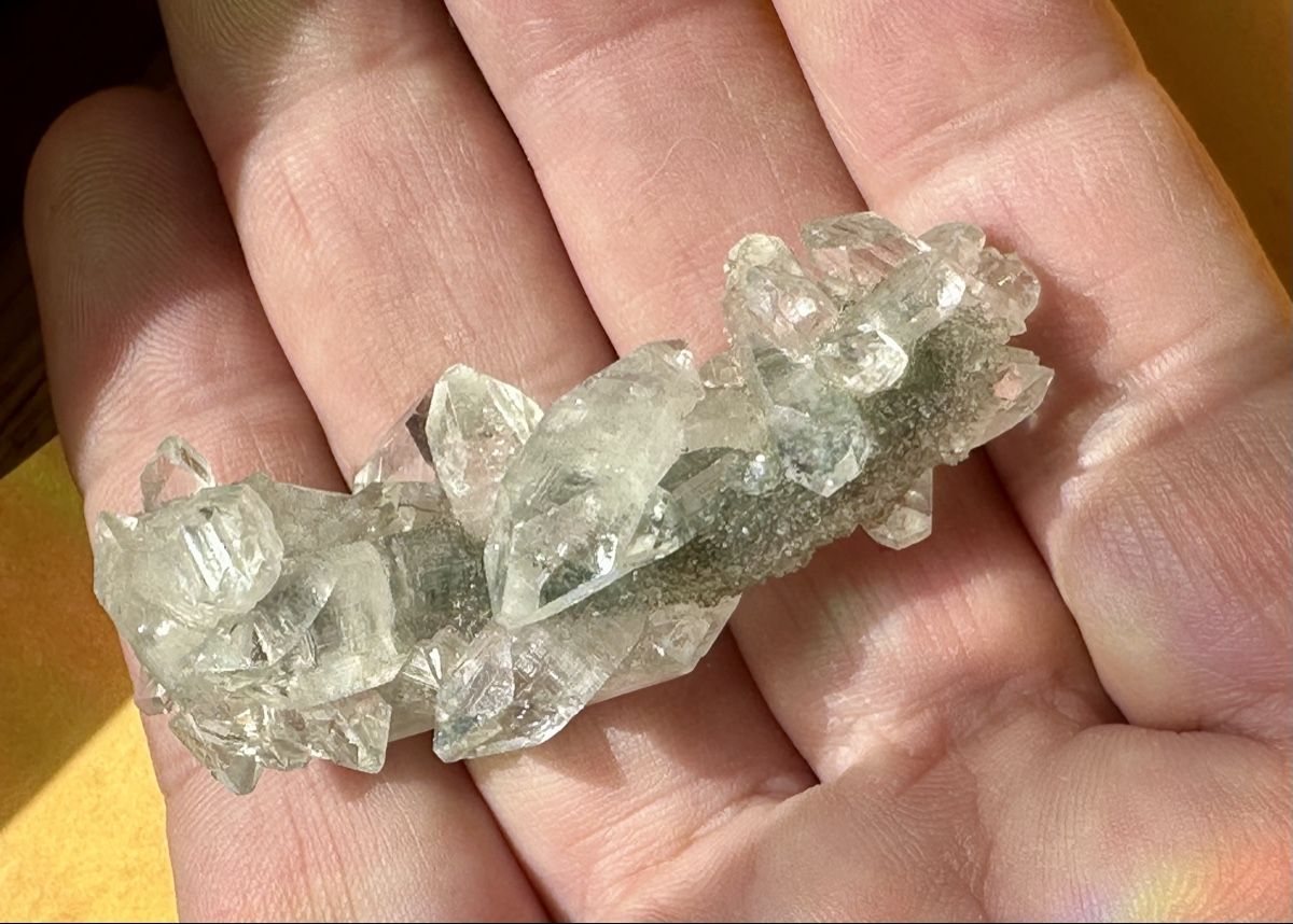 Minerali & Pietre curative: Ästhetische Chlorit-Einschlussquarz✨ – Usato da Zürich venduto da c_d_r 4