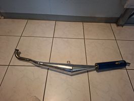 Tecnigas Auspuffanlage für Mofa, Top Zustand!