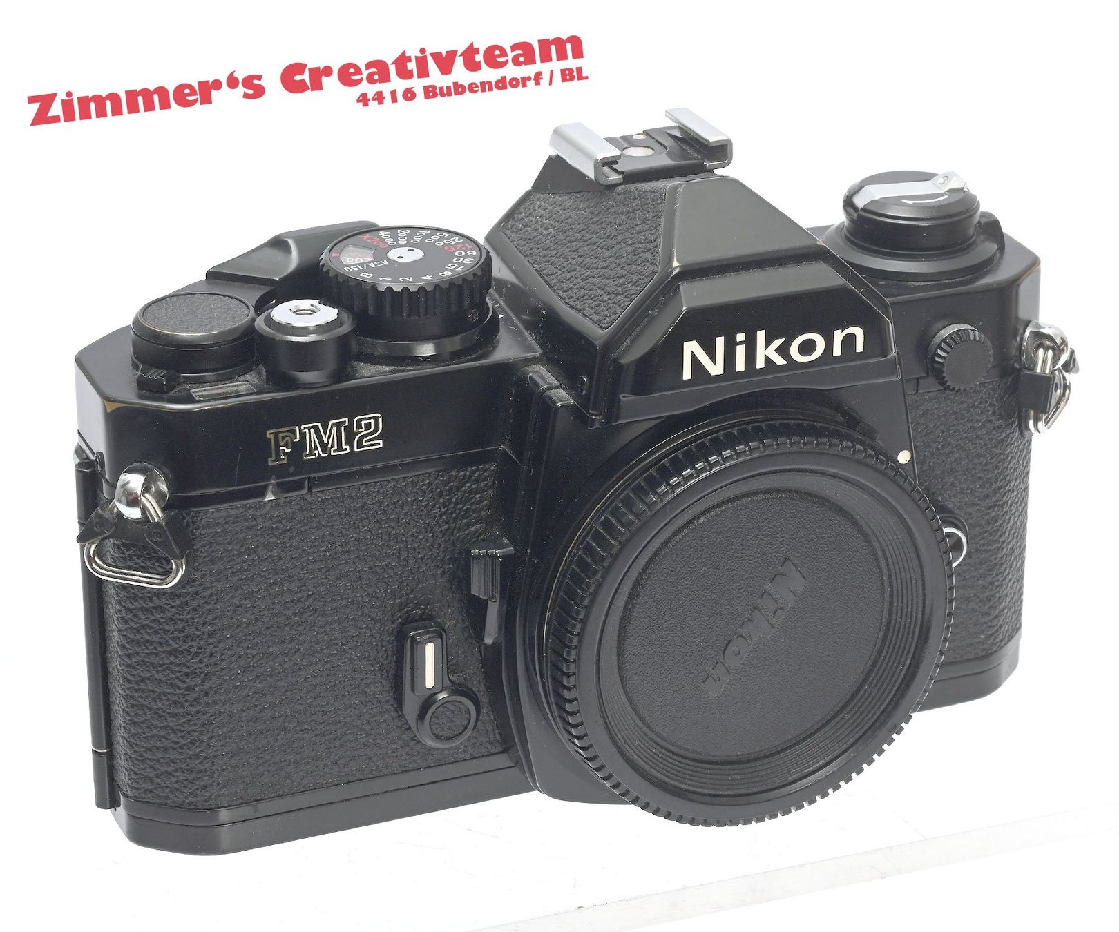 Nikon Fotocamera: NIKON FM2, Body schwarz, Anleitung – Usato da Bubendorf venduto da zimmers_creativteam
