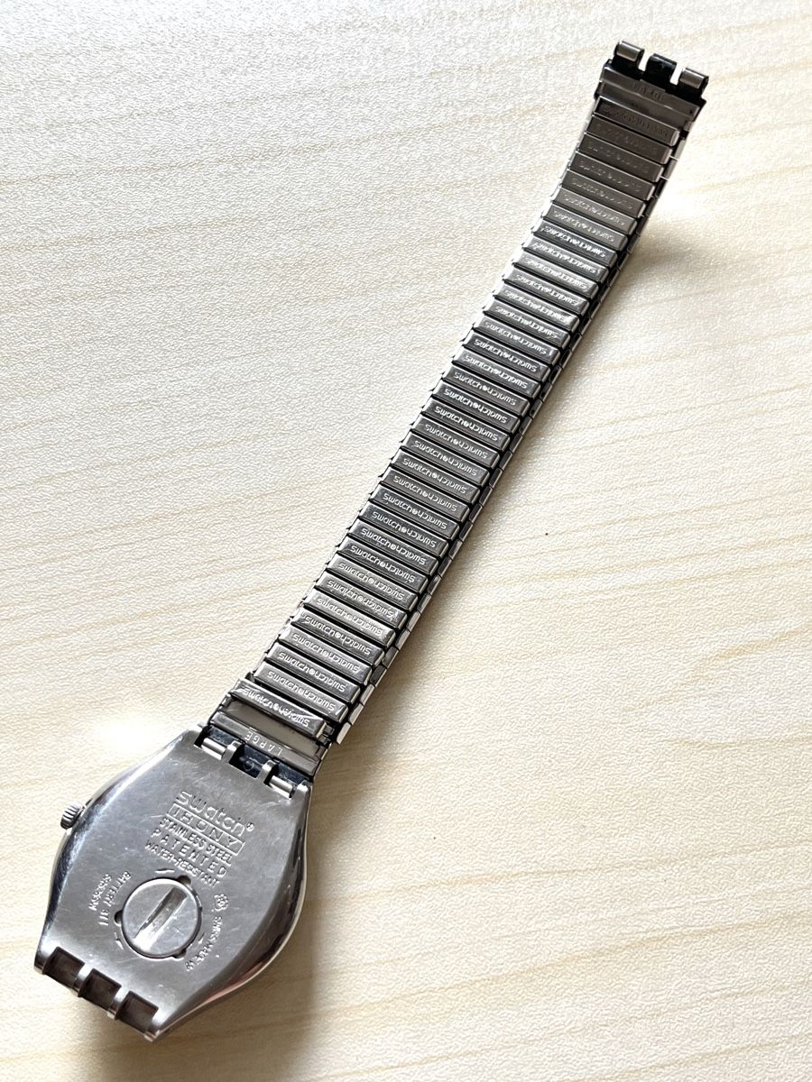 Swatch Uhren: Swatch Uhr Silber Metallarmband Datum Tag  – Gebraucht aus Grenchen von chththl 7