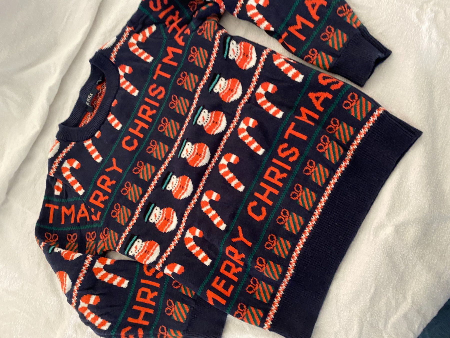 Maglioni & Felpe: Blue Seven Merry Christmas Pulli Grösse 116 – Usato da Allenwinden venduto da Obalu 2
