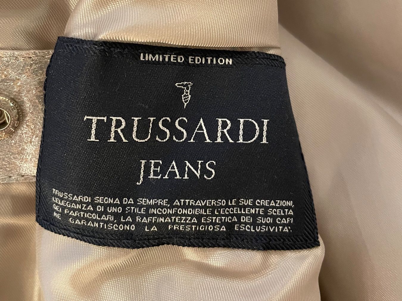 Trussardi Giacche: TRUSSARDI JEANS vintage Leather Jacket – Nuovo (secondo la descrizione) da Corcelles NE venduto da gingerbrain 3