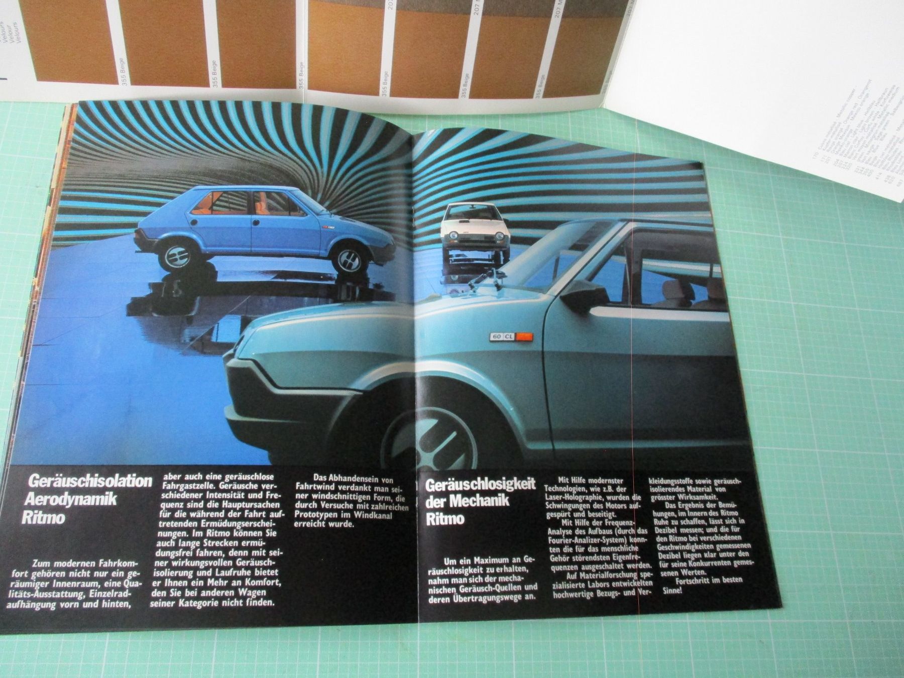 Documenti: Fiat Ritmo  Prospekt + Gamma colori – Usato da Ottikon Gossau ZH venduto da hokuspokus 5