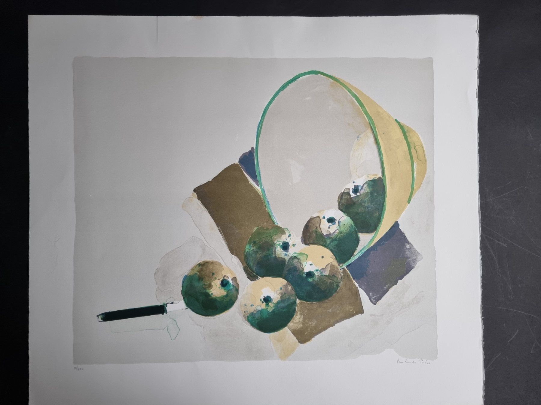 Grafica & Litografie: SIEBER HANS-RUEDI LITHOGRAPHIE SIGNIERT NUMMERIERT – Usato da Gersau venduto da kunst-online