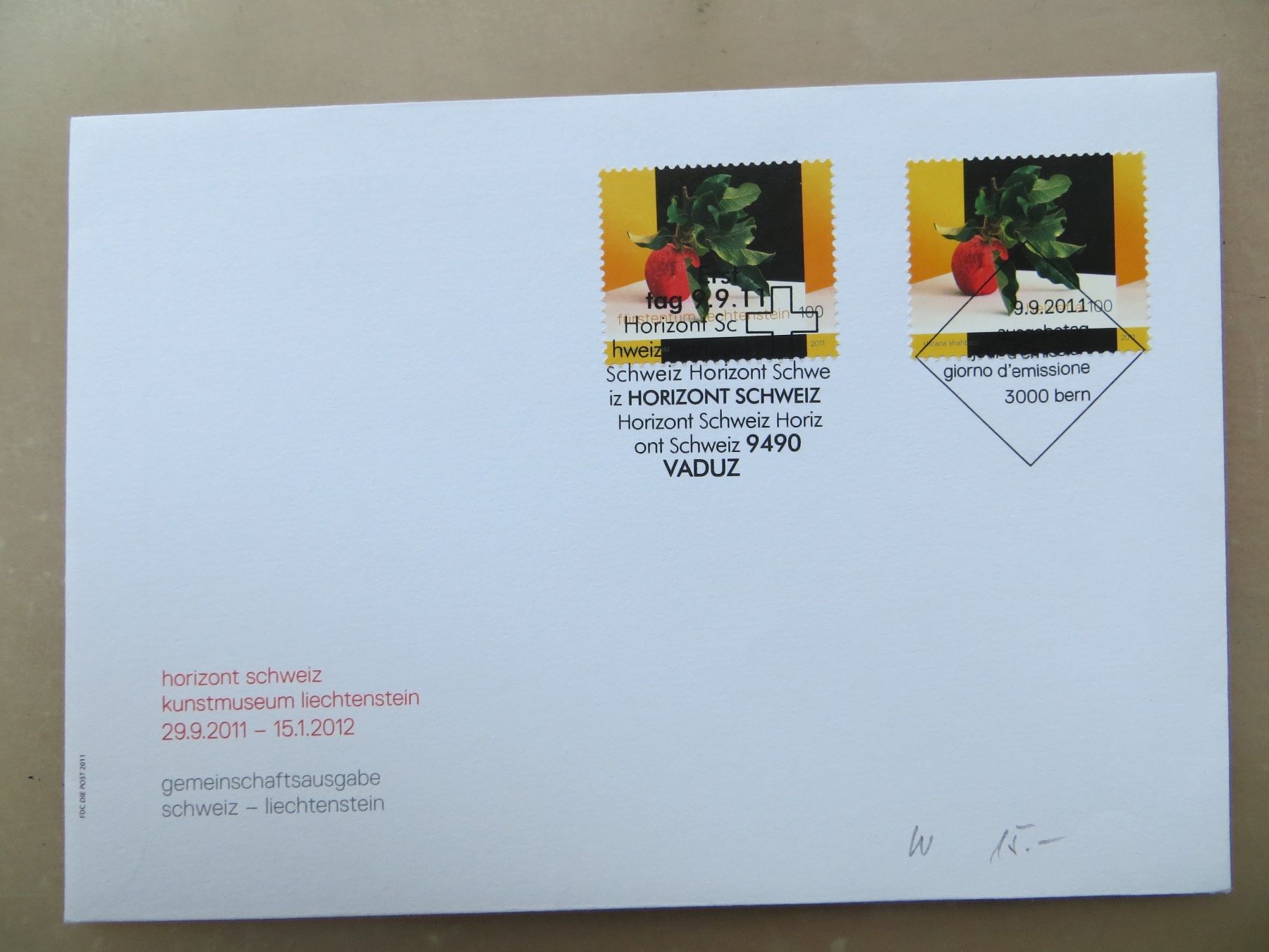 Tutti i francobolli: Brief FDC Kunst FL + CH 2011 – Nuovo (secondo la descrizione) da Basel venduto da 8013
