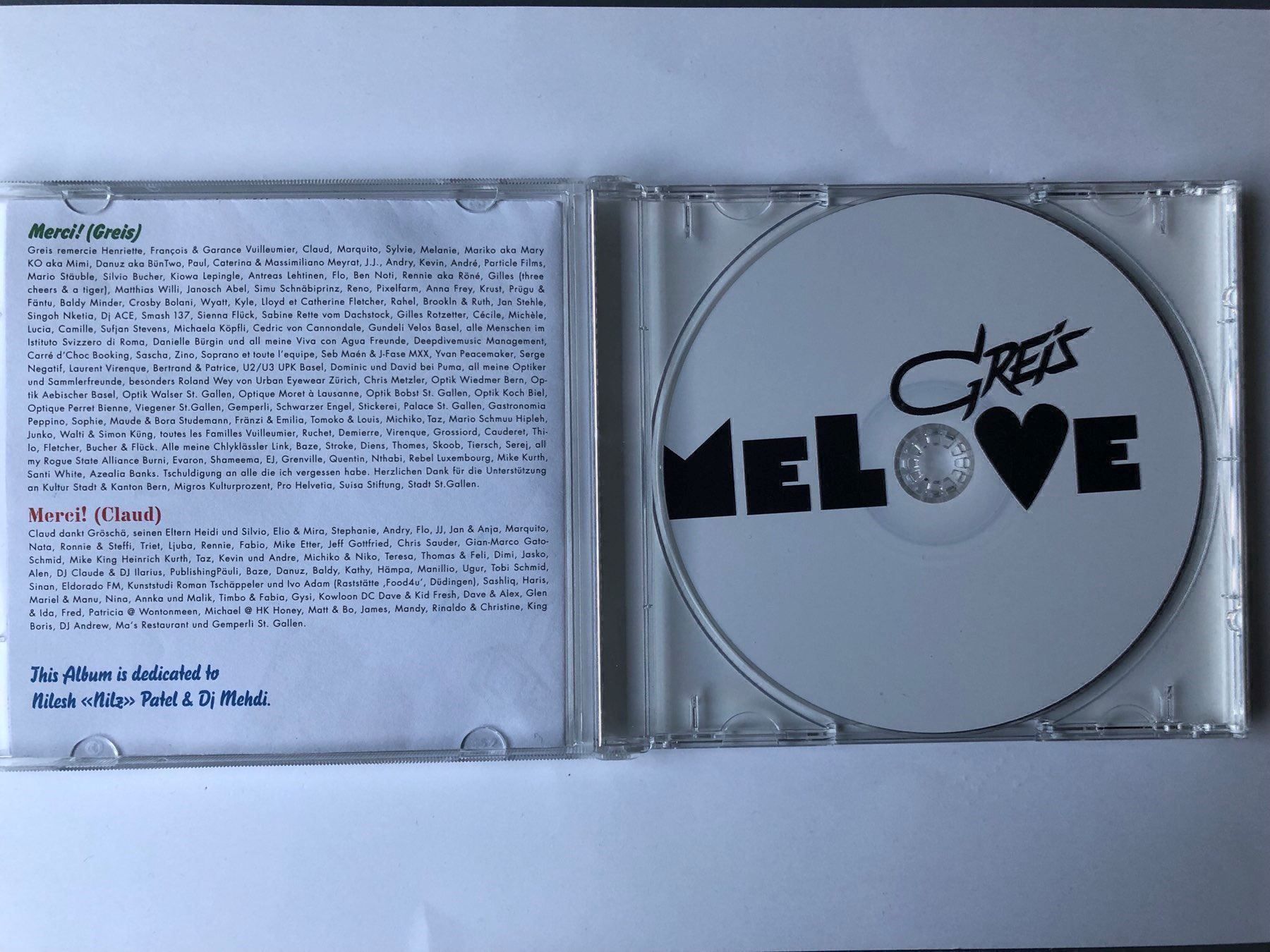 CDs: Greis CD - Me Love – Gebraucht aus Oberried Brienz von Chyara 2