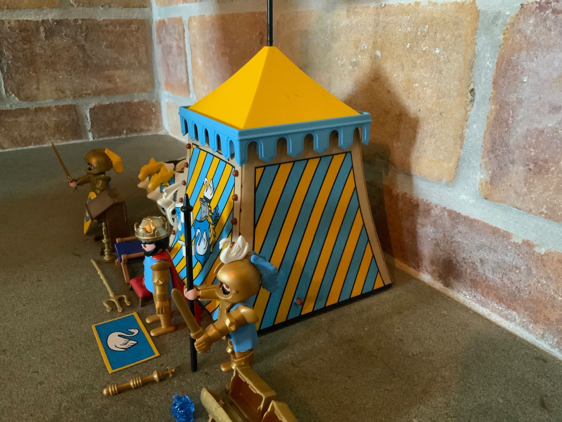 Playmobil Spielzeuge: Belagerungstrupp der Schwanenritter – Gebraucht aus Burgdorf von rainerw07 3