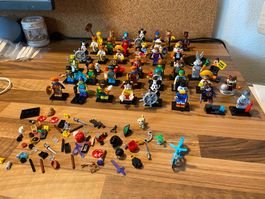 Minifigurines Lego (plusieurs séries mélangées)