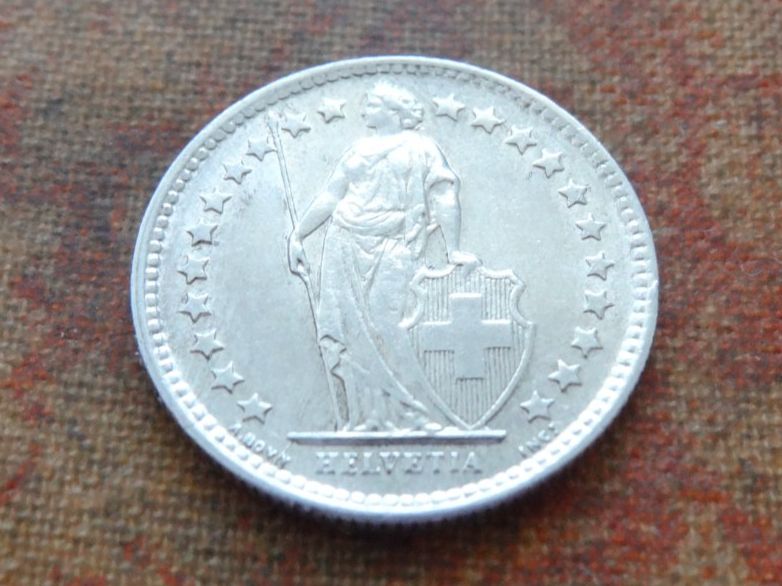 Tutti le monete: 1/2 Fr. 1958  (B) – Usato da Romanel-sur-Lausanne venduto da Swift13 1