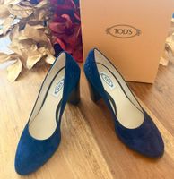 Tod‘s Pumps 38,5 Navy Blau Wildleder 