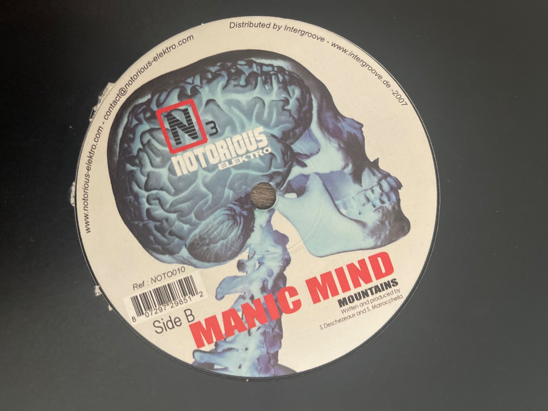 Dischi in vinile: A288/Notorious Elektro - Manic Mind - Mountains – Usato da Frutigen venduto da Philippe_jsp 2
