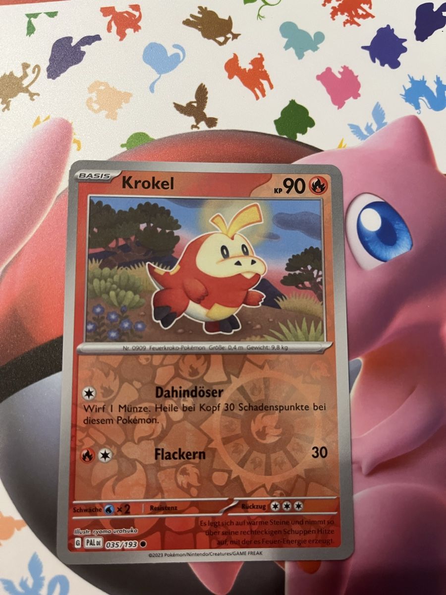 Pokémon Carte collezionabili: Krokel PAL 035 Reverse Holo DE – Nuovo (secondo la descrizione) da Aarburg venduto da Barnetta07