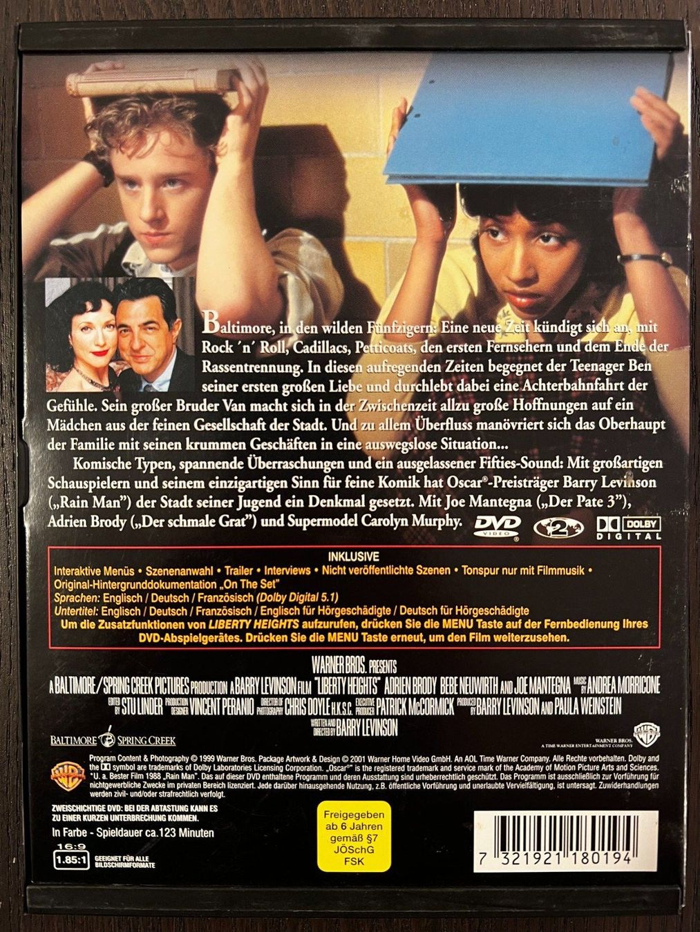 Tous les DVDs: Liberty Heights – D'occasion à Zürich par FilmFreunde 1