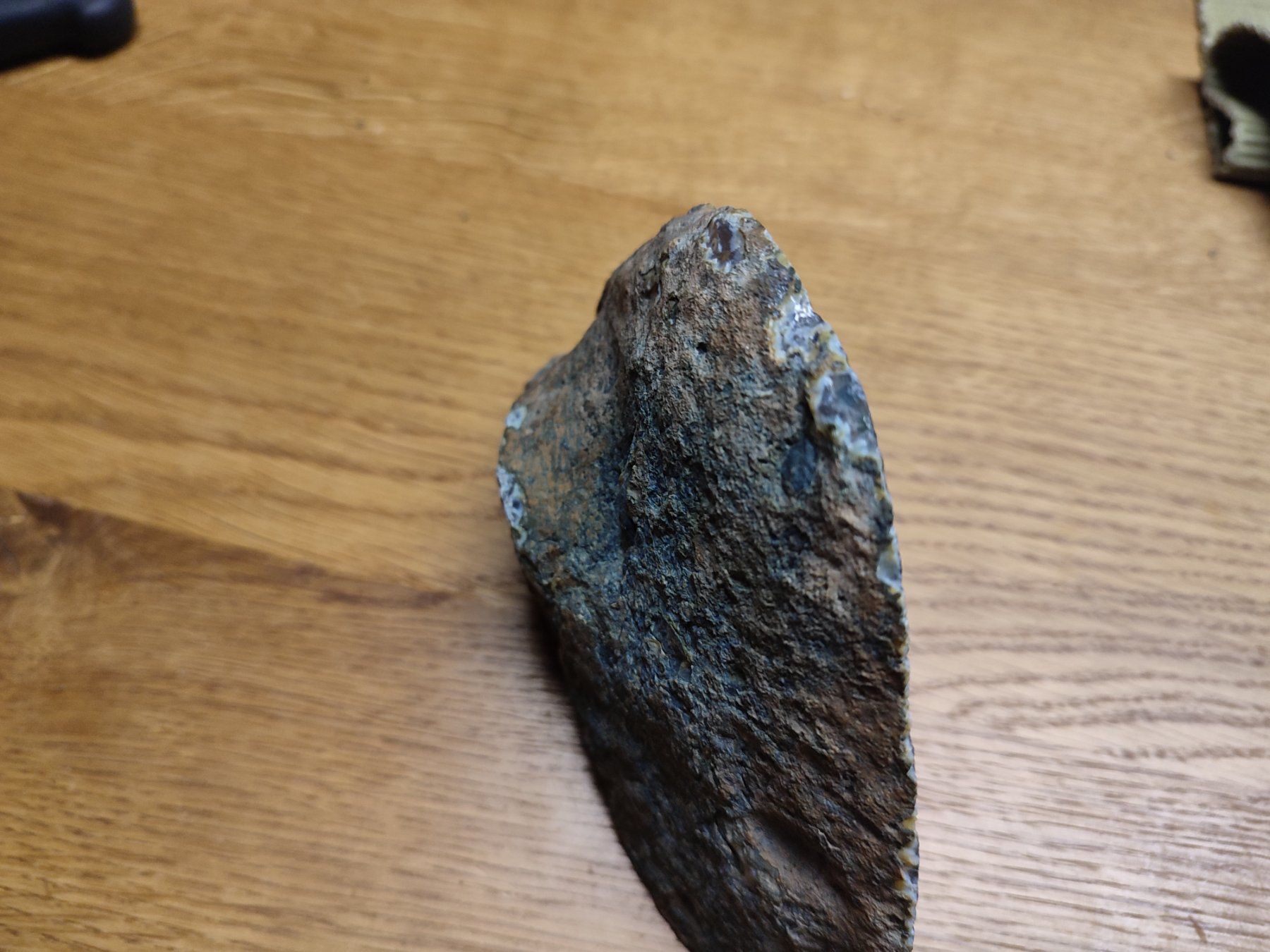 Pietre preziose: Achat-Objekt, Geode, blau halbrunde Scheibe – Usato da Hüswil venduto da benigreen01 3