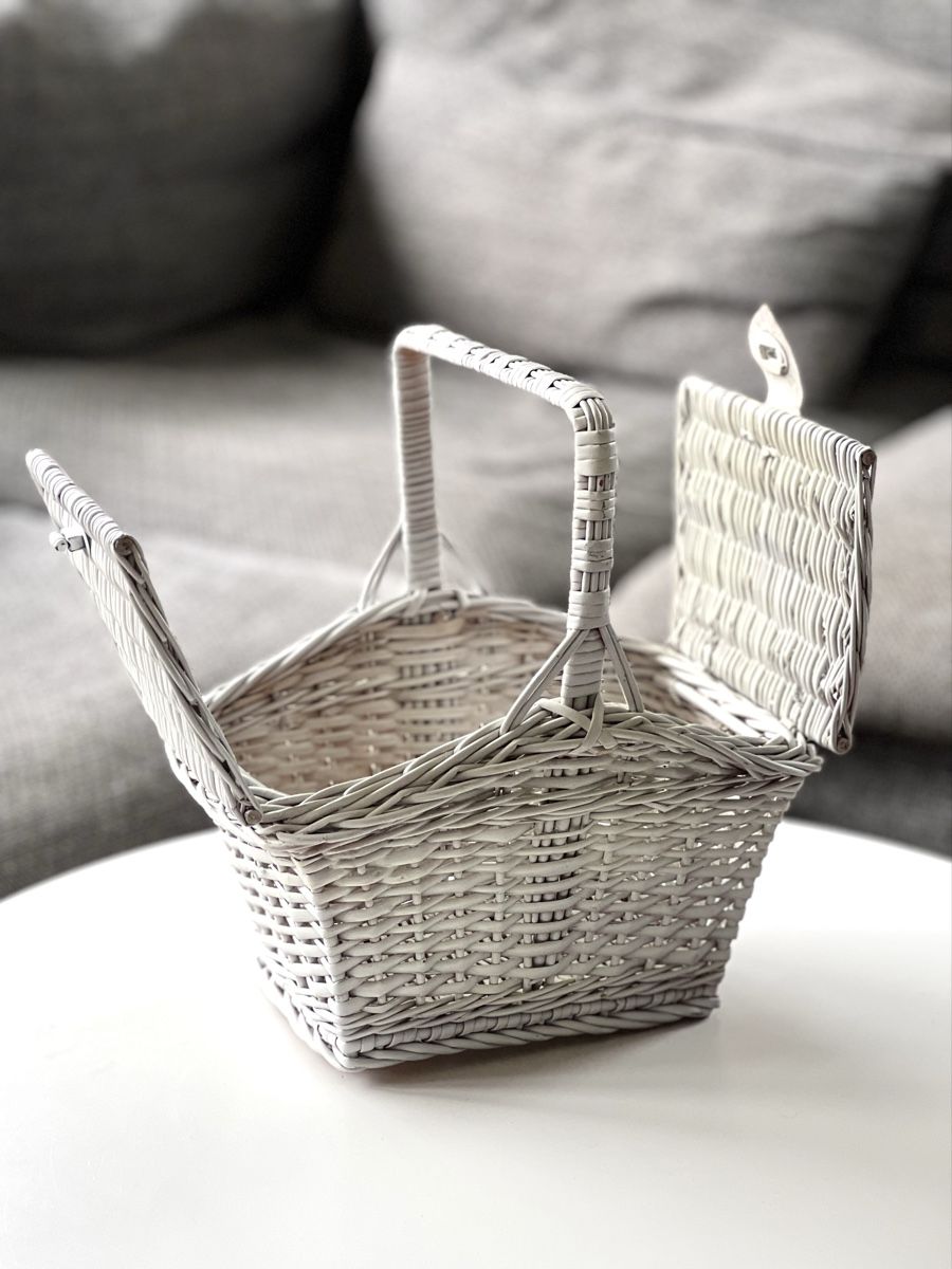 Altro per la casa: Vintage-Picknickkorb - Weiss gestrichen – Usato da Uerikon venduto da Saffagirl 9