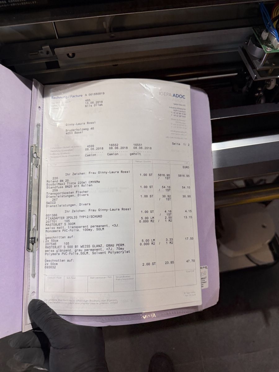 Roland Alle Maschinen: Roland BN 20 Plotter  – Defekt aus Aarberg von nany17 4