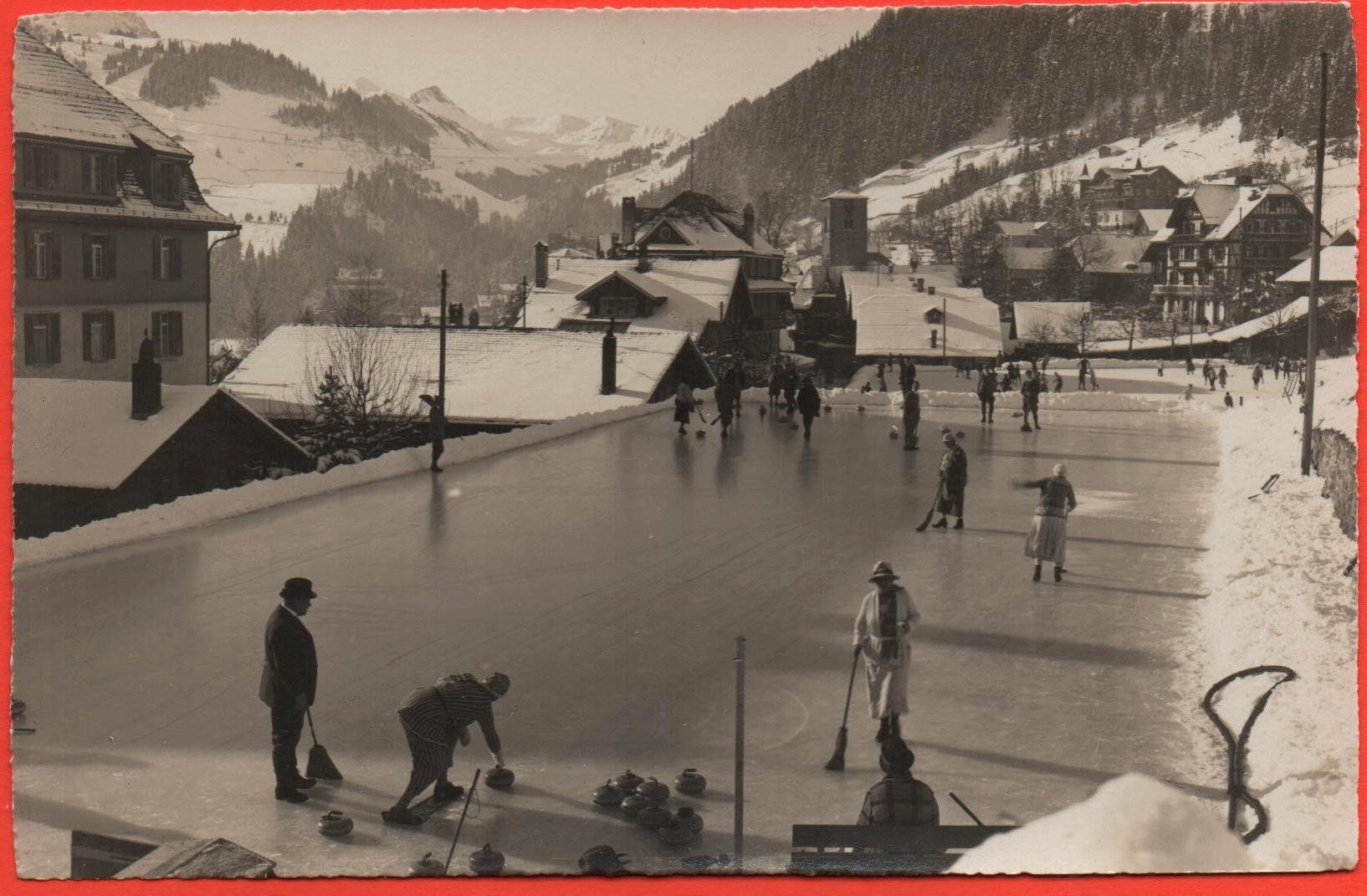 Cartoline postali: ADELBODEN Curling-Rink – Nuovo (secondo la descrizione) da Jona venduto da philajona