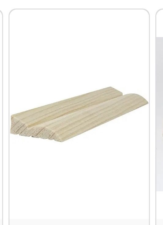 Articoli in legno: 8x Scheuerleiste holz 7x23mm 1m – Nuovo e nell'imballaggio originale da Mörschwil venduto da Seegurke18 3