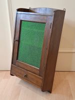 Handgefertigter Apotheker Schrank Rustikale Gewürzbox 1920