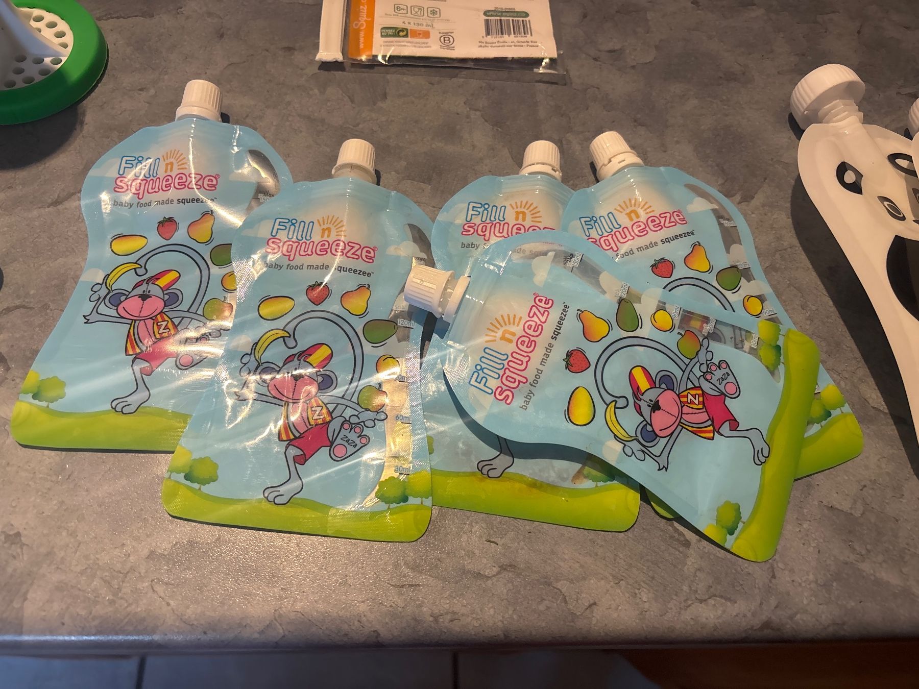 Borse da donna: Sacs réutilisables pour purée "Fill & Squeeze" 6 pièces – Nuovo e nell'imballaggio originale da Lajoux JU venduto da plise 1
