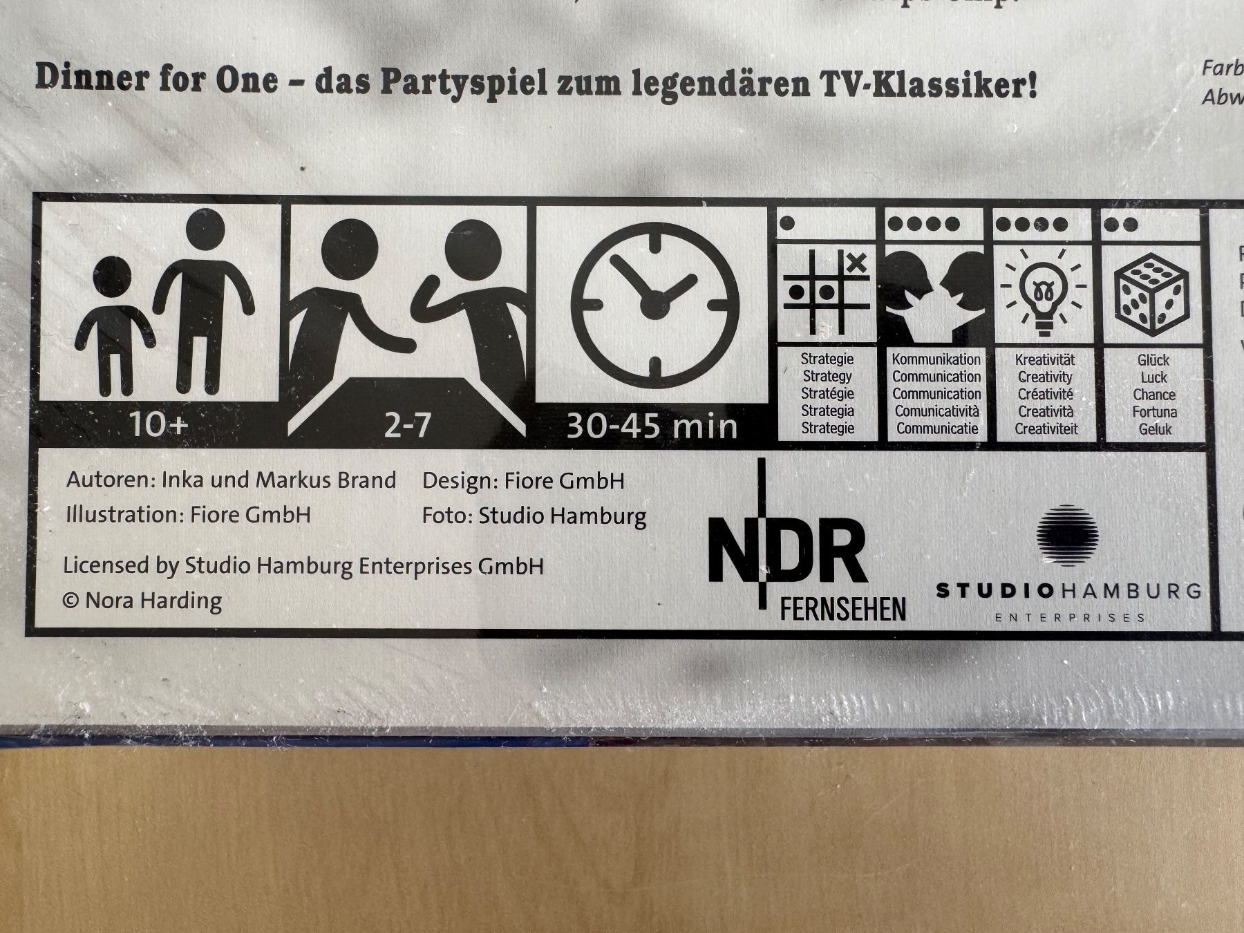Giochi: Dinner for One – Nuovo e nell'imballaggio originale da Luzern venduto da luga01 2
