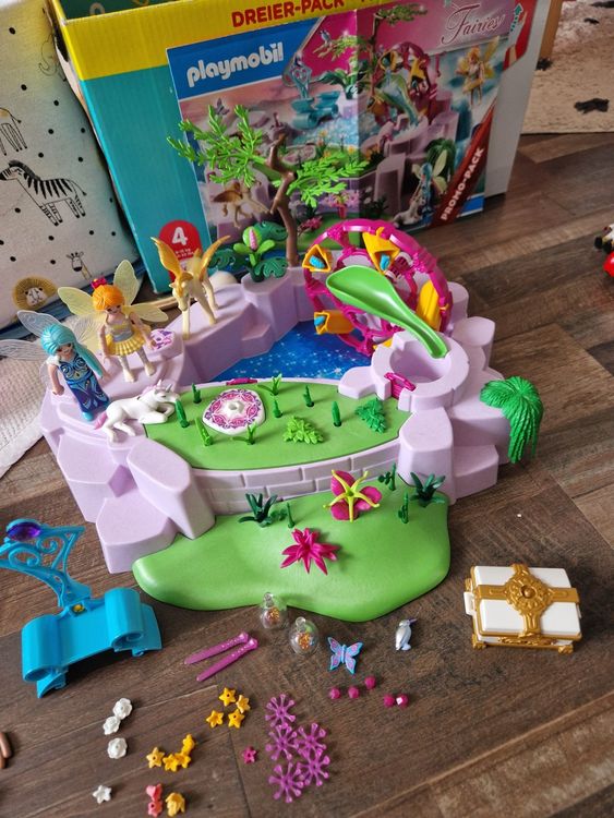 PLAYMOBIL Pays Magique – Attacco Del Ponte Sospeso Su Roccia (Ref 3841) – Usato - Foto 3