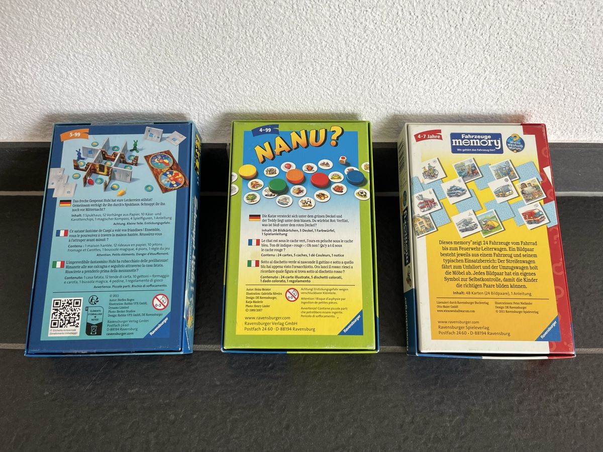Giochi: 3 tolle Kinderspiele – Usato da Rottenschwil venduto da gle81 2