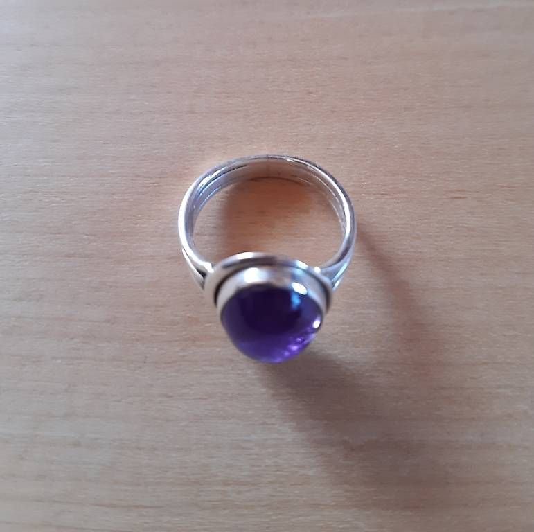 Anelli: Ring Silber mit Amethyst – Nuovo e nell'imballaggio originale da Burgdorf venduto da sik_mz9x 1