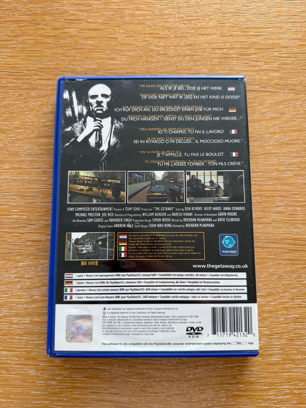 Sony Giochi: PlayStation 2 – The Getaway – Usato da Oftringen venduto da DenizUe 1