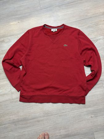 Lacoste Sweatshirt in rot Gr.XL, Wie neu!