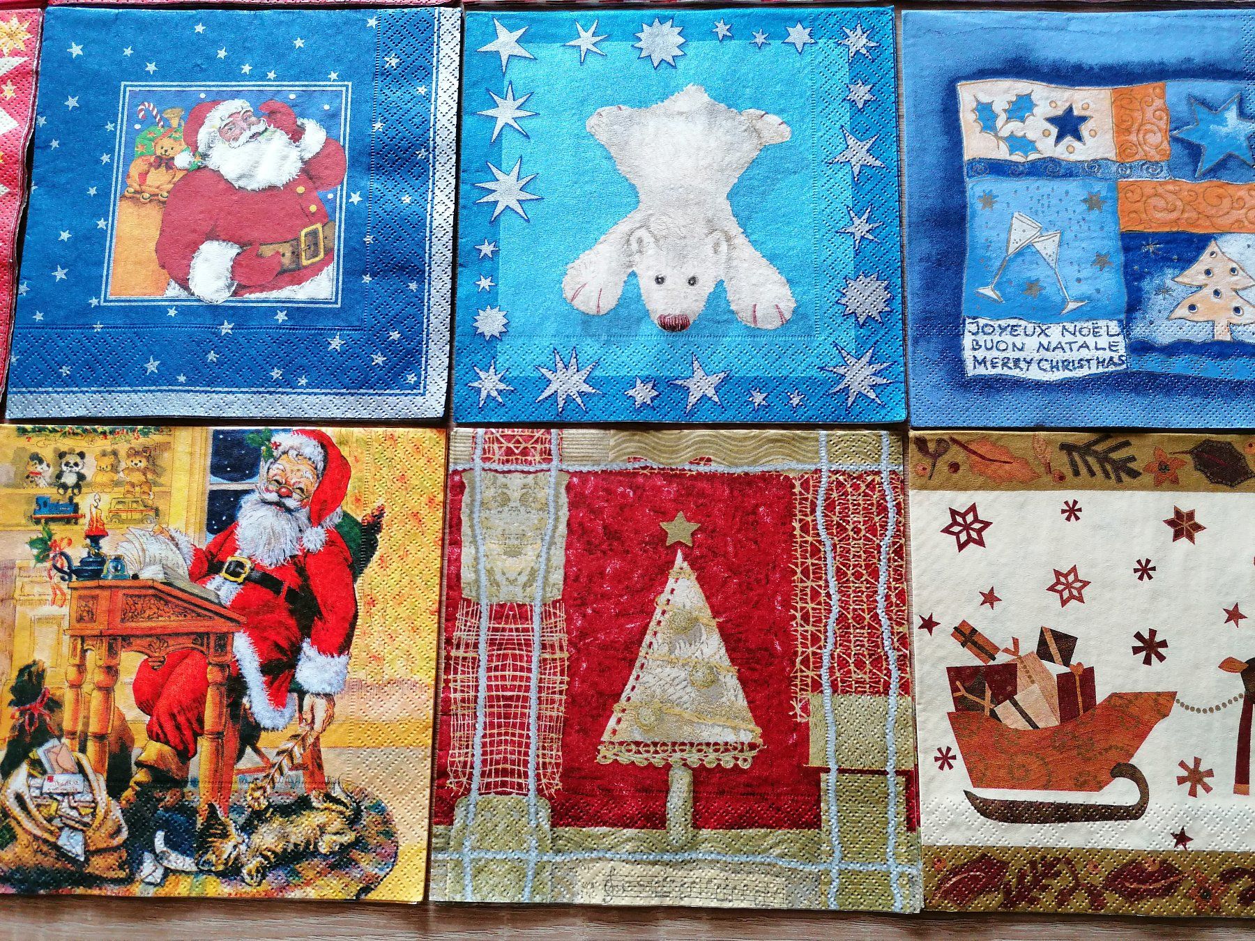 Tovaglioli: 30 Stk. Servietten Weihnachten / Set Nr. 1 – Nuovo (secondo la descrizione) da Zollikofen venduto da Blackie 4