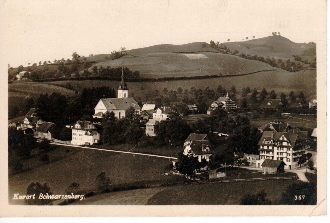 Ansichtskarten: Schwarzenberg 1926 – Gebraucht aus Wolhusen von Curver9