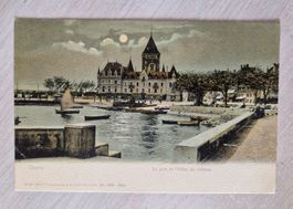 Ouchy - Le port et l'Hôtel du château