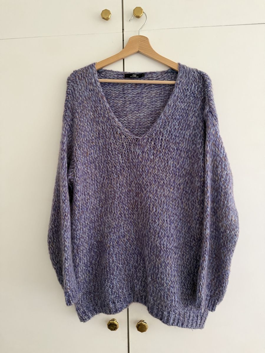 Pulls & Sweat-shirts: Pull violet Mohair/Laine TU large – D'occasion à Genève par sar_852v
