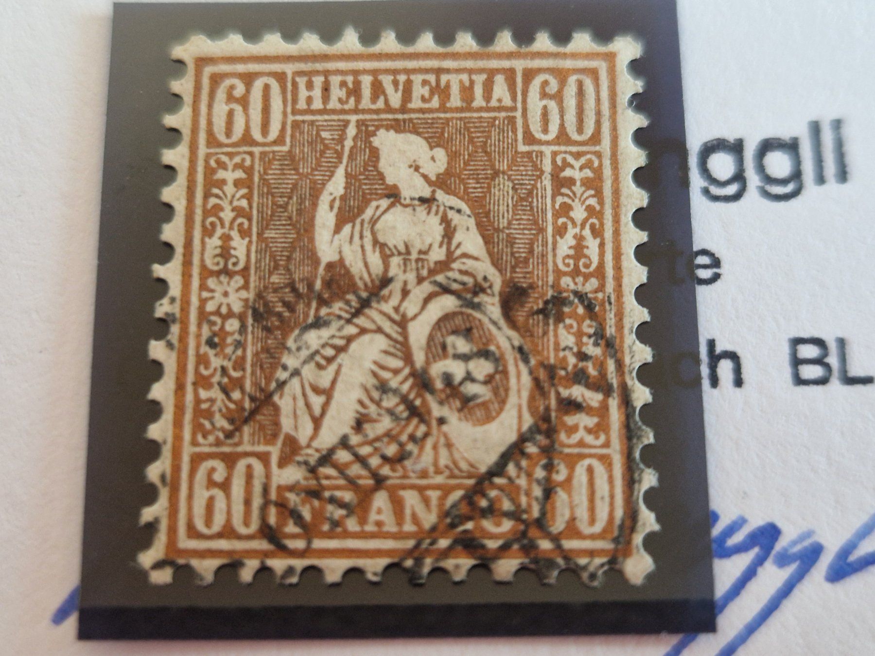 Tutti i francobolli: Sitzende Nr 35, Befund, ab 1.- – Usato da Burgdorf venduto da Glossy01 1