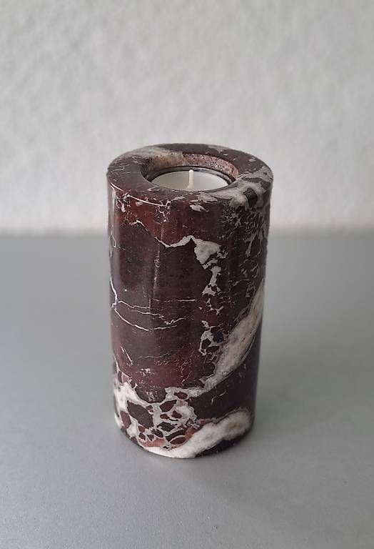 Candele: Edelstein Kerze roter Marmor – Usato da Stans venduto da wer_fd5f 1