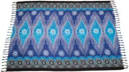Sarong Lunghi Pareo, Viskose Tuch als Strandtuch Wickelkleid