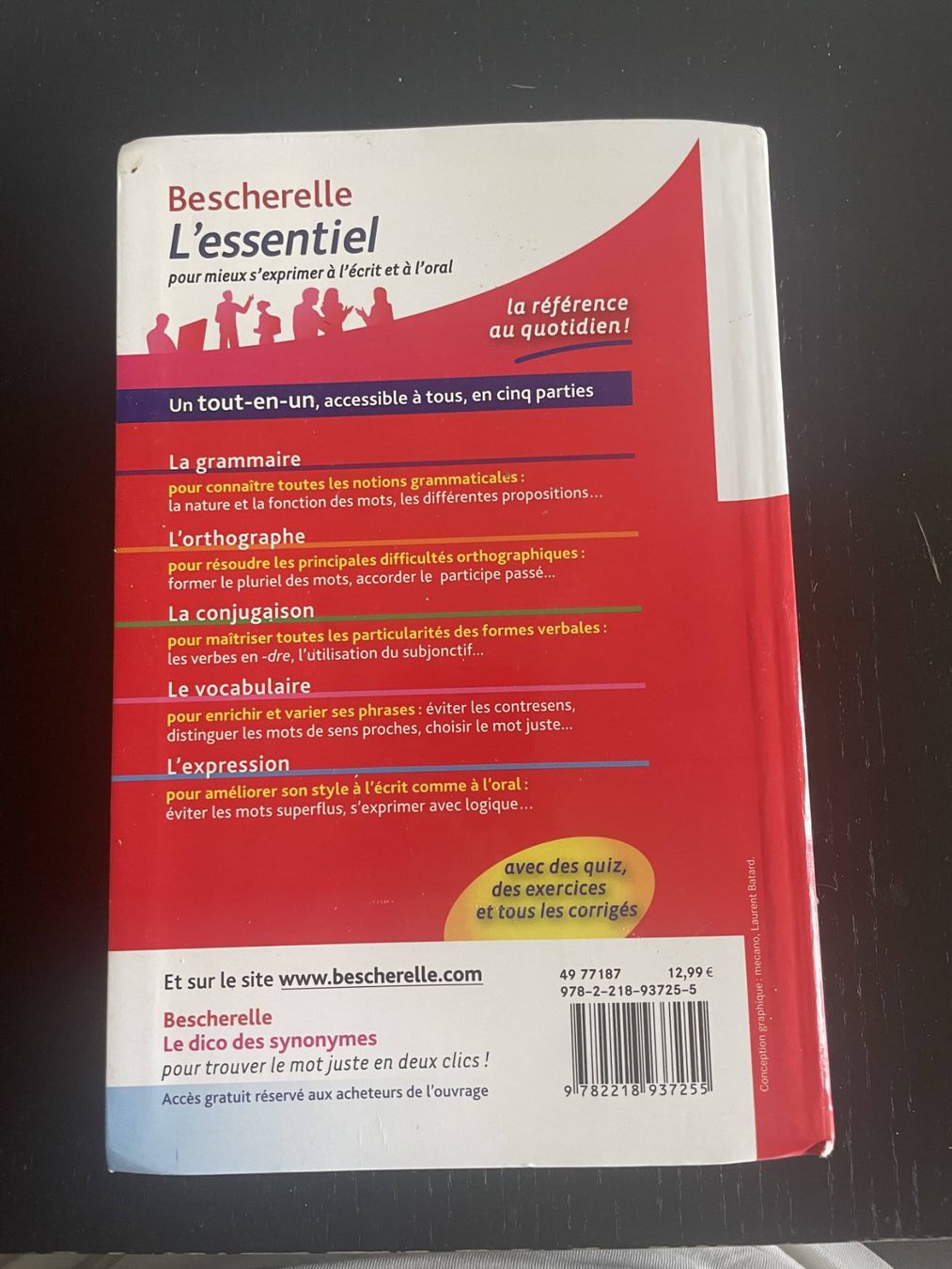 Libri: Bescherelle essentiel Hatier – Usato da Villeneuve VD venduto da vin_7zm6 1