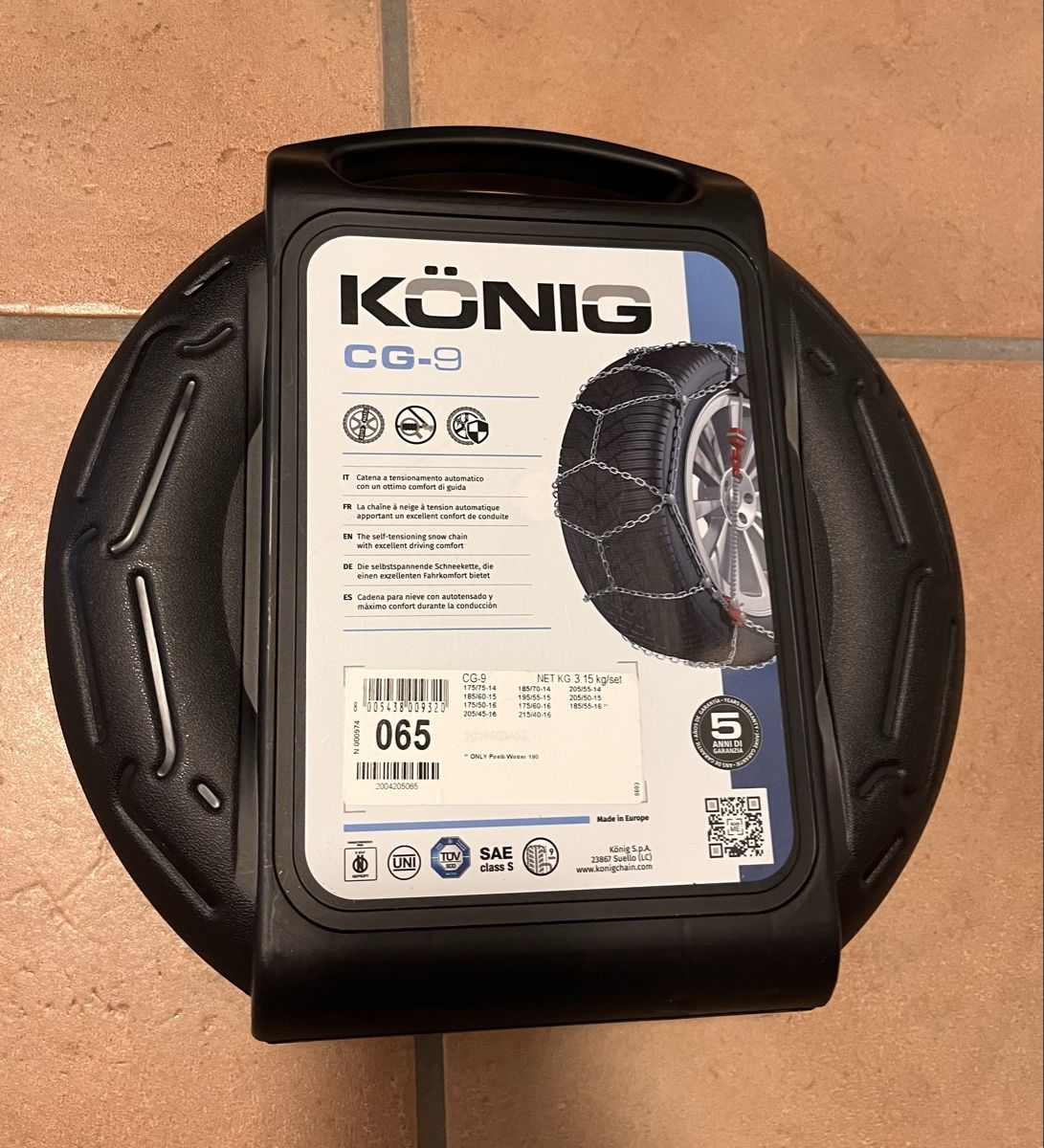 König Catene da neve: Schneeketten fürs Auto – Nuovo e nell'imballaggio originale da Kehrsatz venduto da gigi31