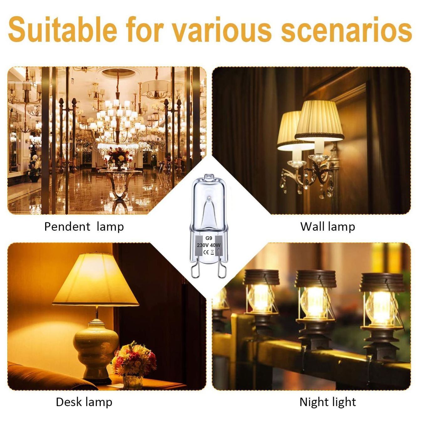 Lampade: Halogen G9 40w Dimmbar 230v 12 Stücke – Nuovo (secondo la descrizione) da Thun venduto da nuonuoshop 5