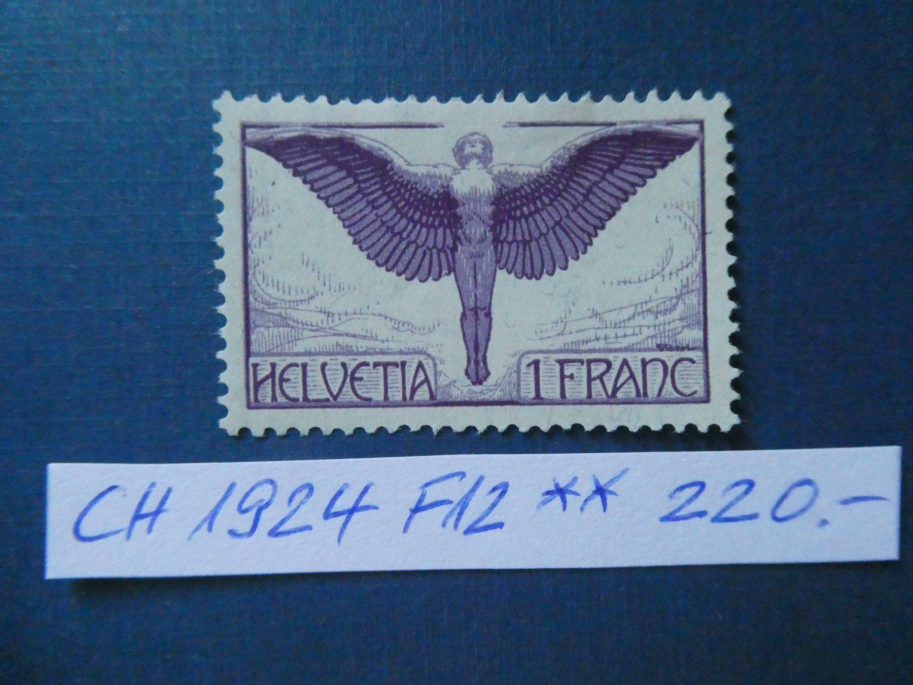 Tutti i francobolli: CH 1924 F12 postfrisch ** – Usato da Lausen venduto da Herbamare01