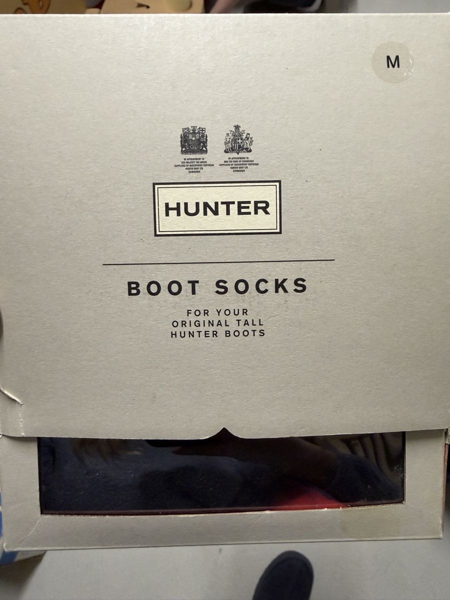 Hunter Calze: Hunter Boot Socks Grösse M / Schwarz – Usato da Bern venduto da Amylee1999