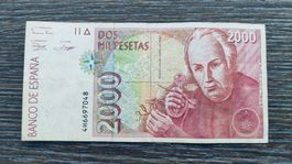 Spanien 2'000 Pesetas 1992 !!!!!!!