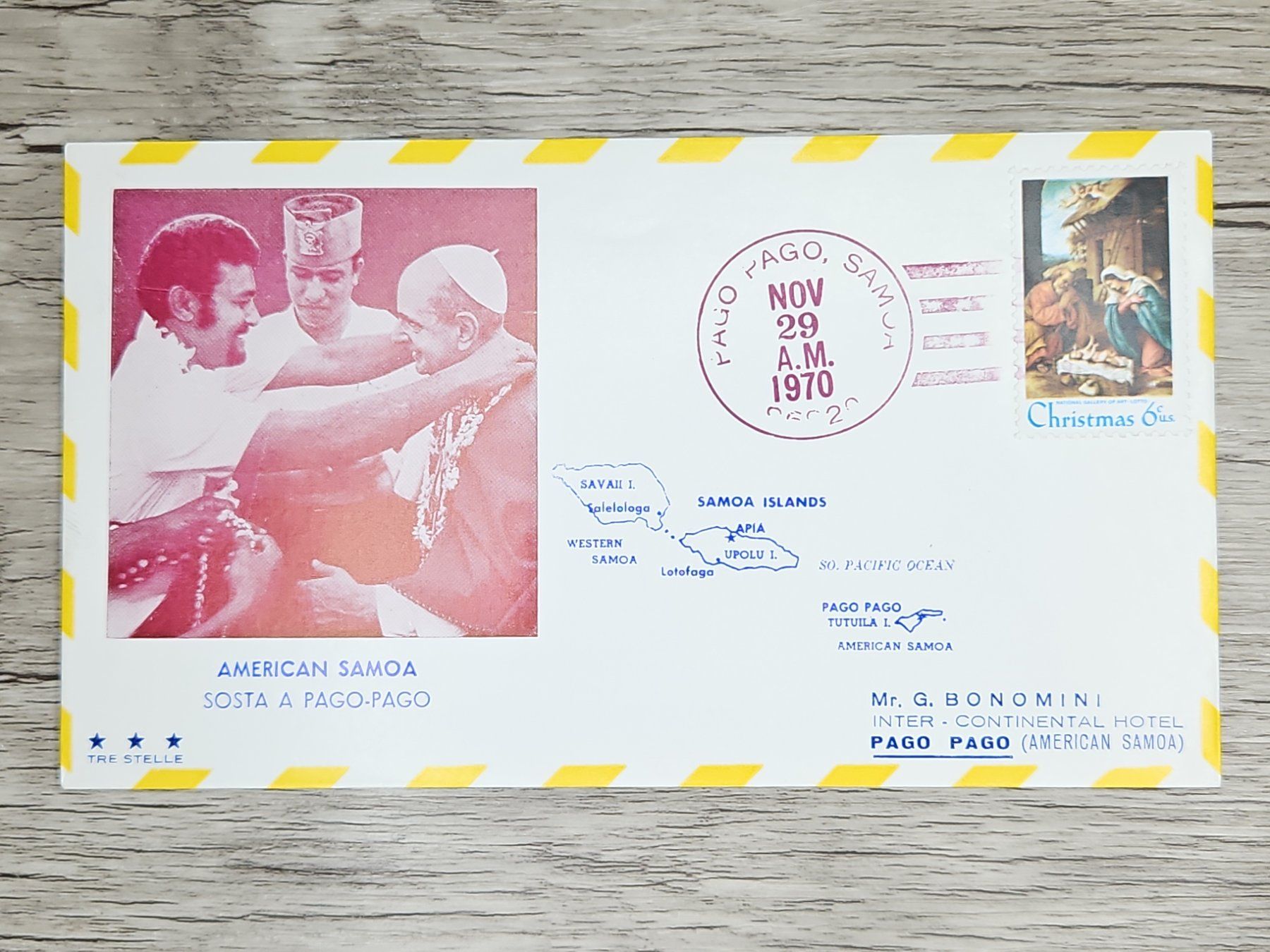 Alle Briefmarken: CL05 Enveloppe + Timbre Samoa 1970 – Gebraucht aus Cousset von Patrick_Collections