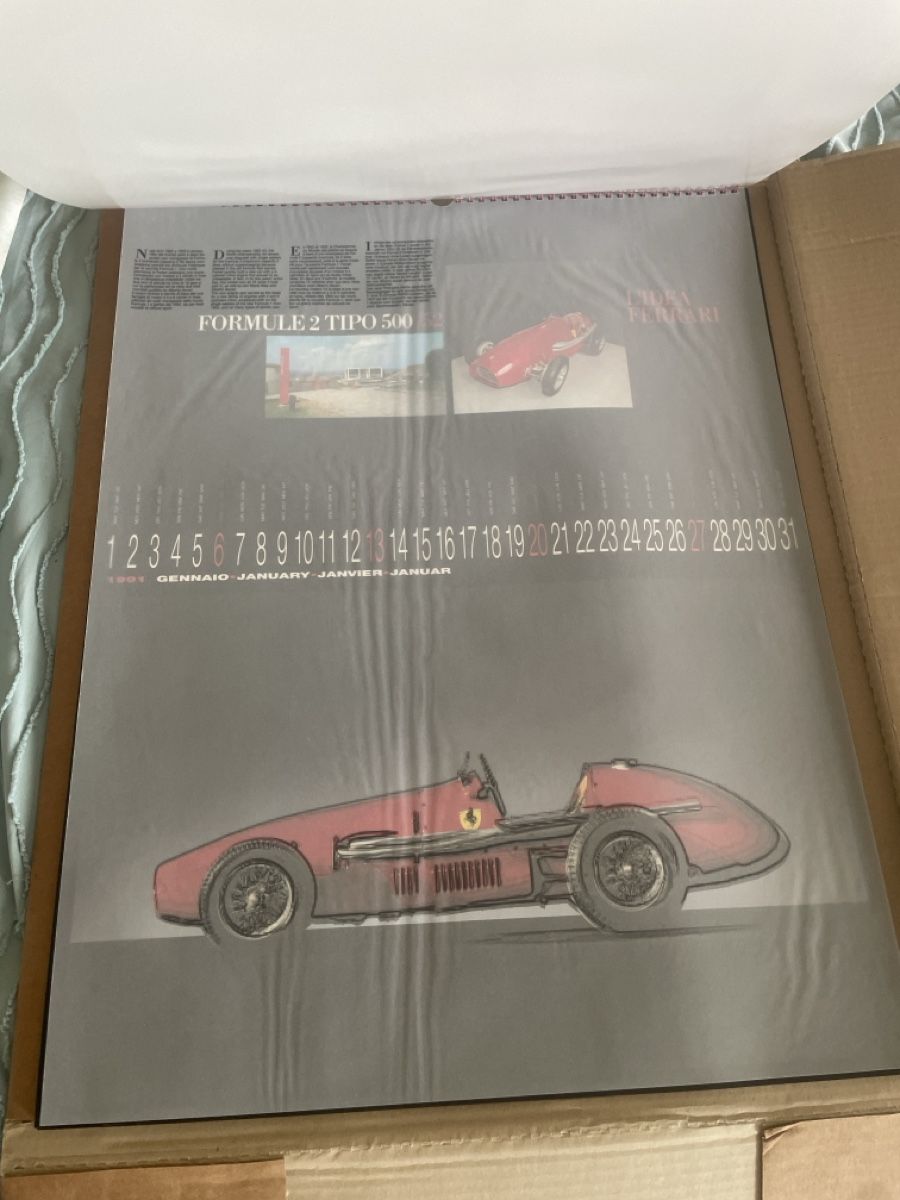 Ferrari Calendari: Calendrier Ferrari 1991 neuf – Nuovo e nell'imballaggio originale da Meyrin venduto da jul_km5p 2