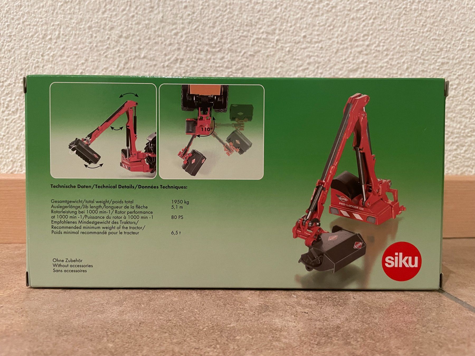 Alle Maschinen: SIKU Kuhn Böschungsmäher – Neu und originalverpackt aus Kreuzlingen von Stefan1150 6