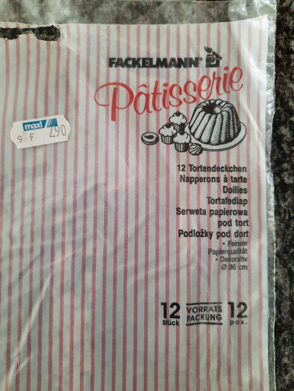 Untersetzer: Tortenpapiere – Neu und originalverpackt aus Illnau von Flomi75 3