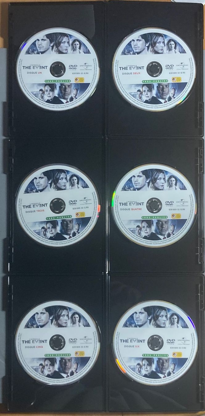 Tutti i DVDs: THE EVENT (QUE CROIREZ-VOUS ?) - L'INTEGRALE – Usato da Poliez-Pittet venduto da Newtown-Records 6