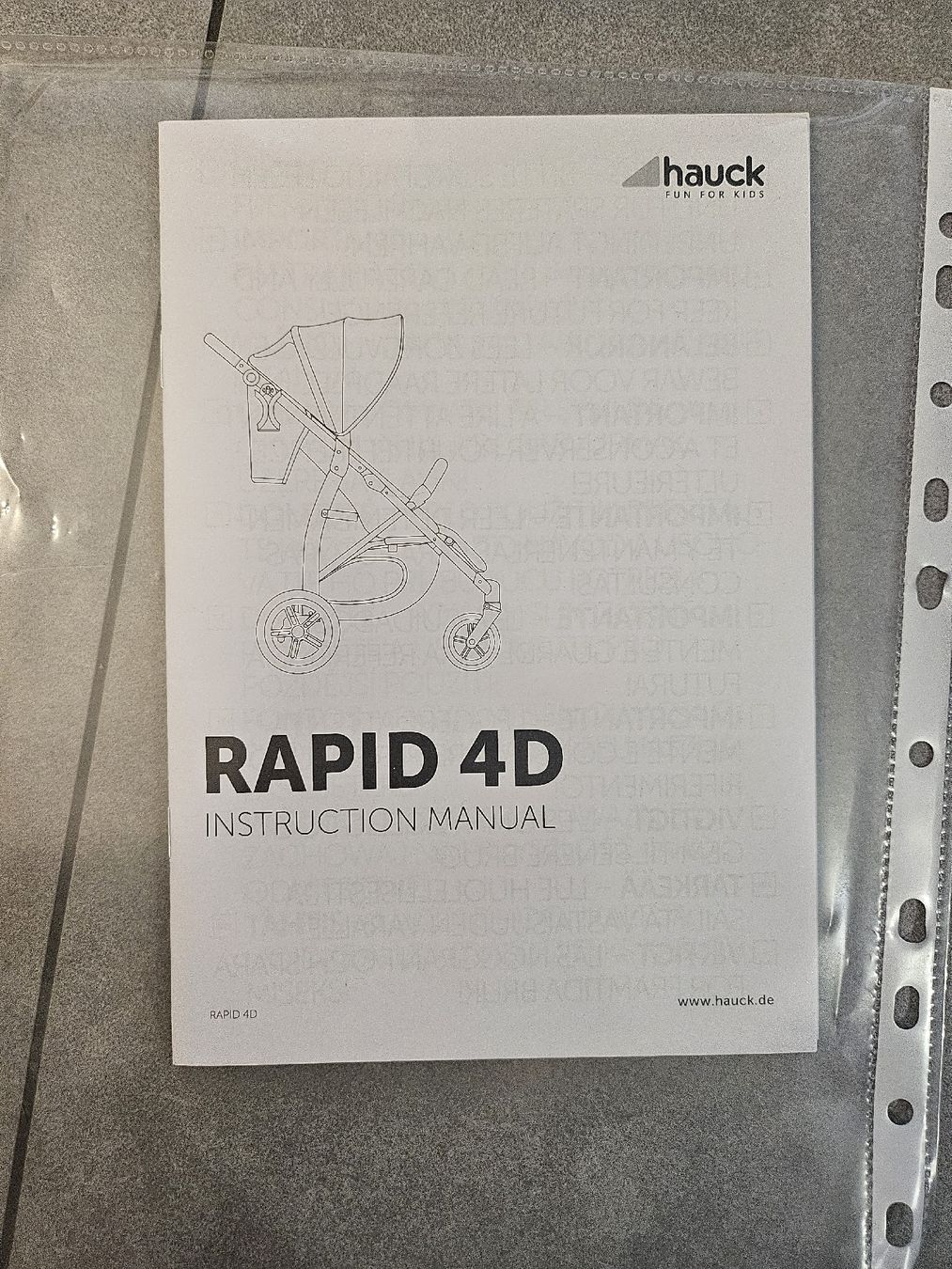 Hauck Carrozzine: Hauck Kinder-Buggy »Rapid 4D« – Usato da Baar venduto da Naedels-Kreationen 6