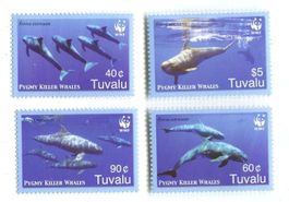 Briefmarken "Wale". Tuvalu.